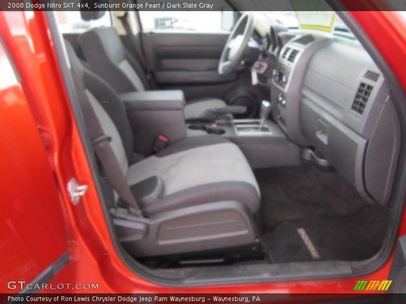 Sunburst Orange Pearl / Dark Slate Gray 2008 Dodge Nitro SXT 4x4