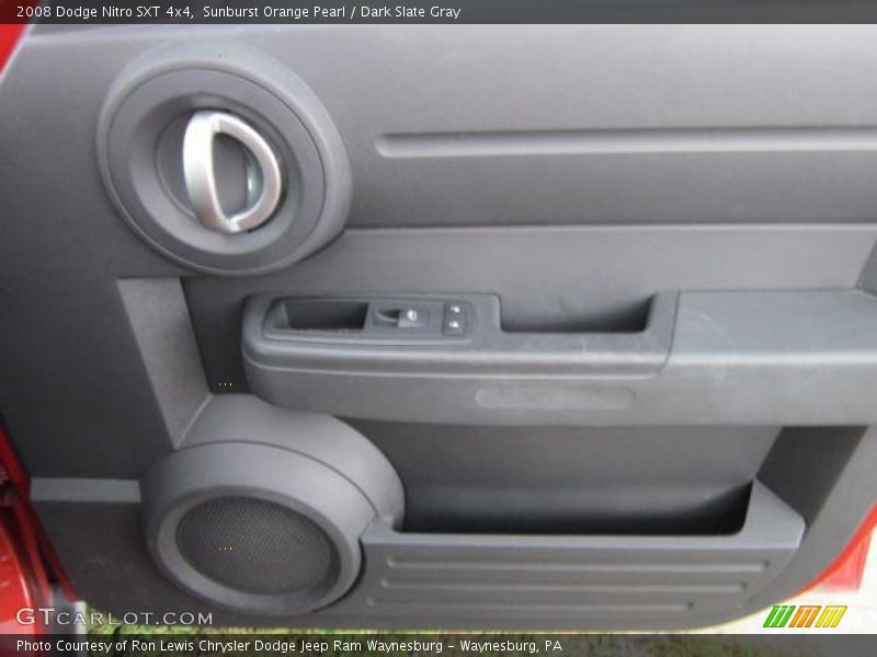 Sunburst Orange Pearl / Dark Slate Gray 2008 Dodge Nitro SXT 4x4