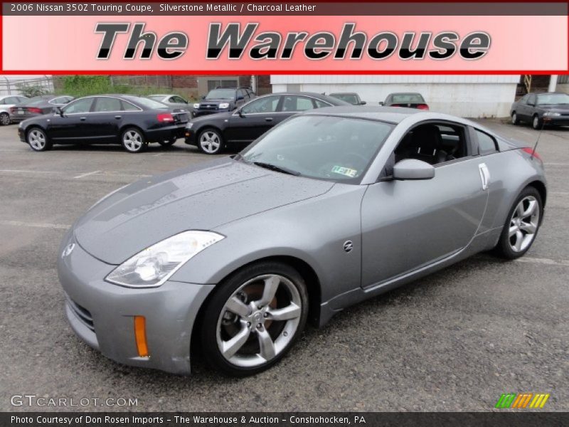 Silverstone Metallic / Charcoal Leather 2006 Nissan 350Z Touring Coupe