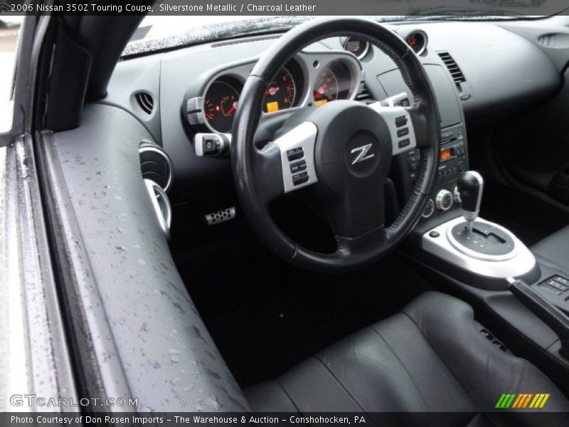 Silverstone Metallic / Charcoal Leather 2006 Nissan 350Z Touring Coupe