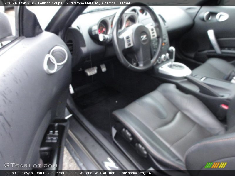 Silverstone Metallic / Charcoal Leather 2006 Nissan 350Z Touring Coupe