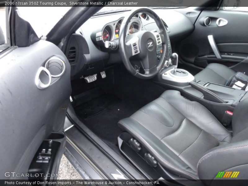 Silverstone Metallic / Charcoal Leather 2006 Nissan 350Z Touring Coupe