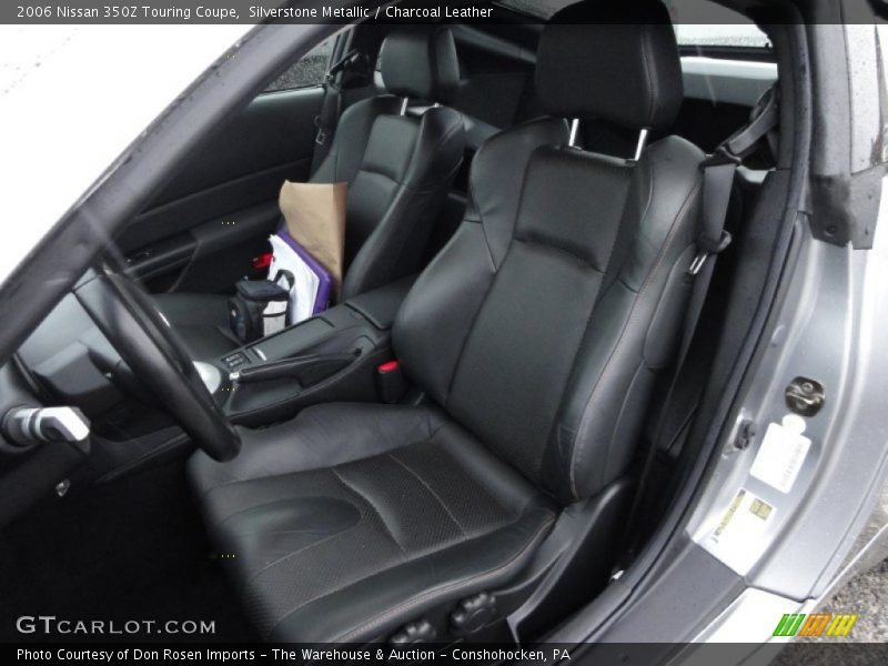 Silverstone Metallic / Charcoal Leather 2006 Nissan 350Z Touring Coupe