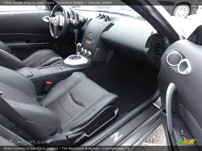 Silverstone Metallic / Charcoal Leather 2006 Nissan 350Z Touring Coupe