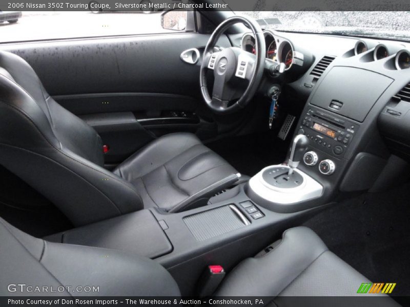 Silverstone Metallic / Charcoal Leather 2006 Nissan 350Z Touring Coupe