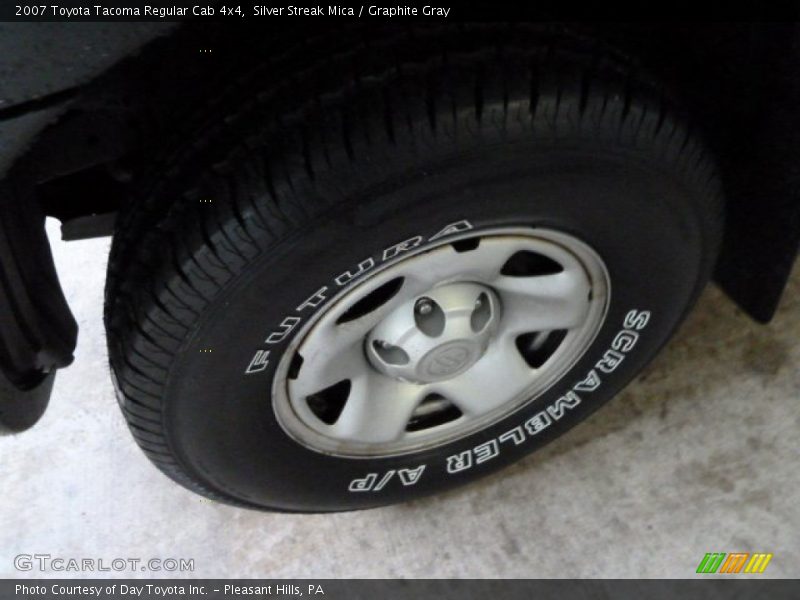 Silver Streak Mica / Graphite Gray 2007 Toyota Tacoma Regular Cab 4x4