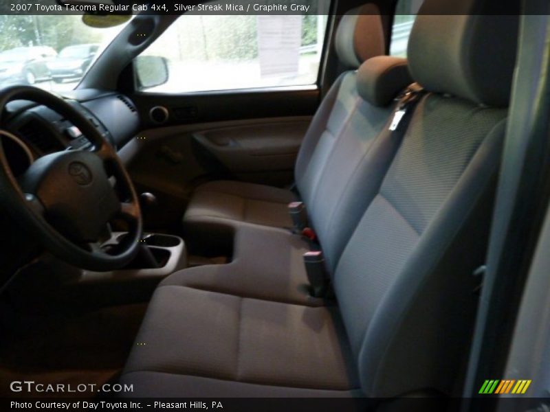 Silver Streak Mica / Graphite Gray 2007 Toyota Tacoma Regular Cab 4x4