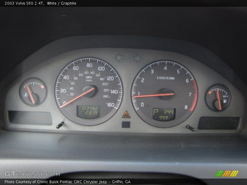  2003 S60 2.4T 2.4T Gauges