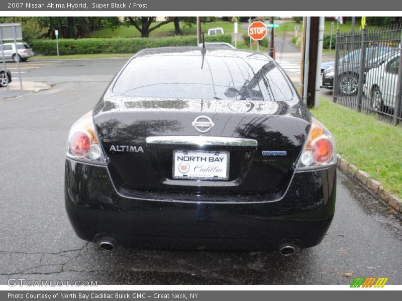 Super Black / Frost 2007 Nissan Altima Hybrid