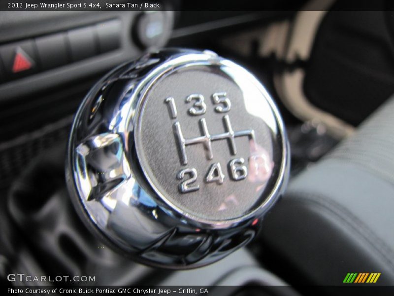  2012 Wrangler Sport S 4x4 6 Speed Manual Shifter