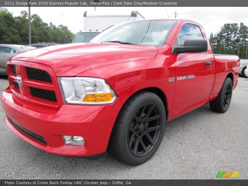 Front 3/4 View of 2011 Ram 1500 Express Regular Cab