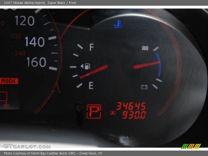 Super Black / Frost 2007 Nissan Altima Hybrid