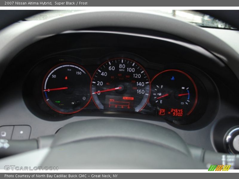 Controls of 2007 Altima Hybrid
