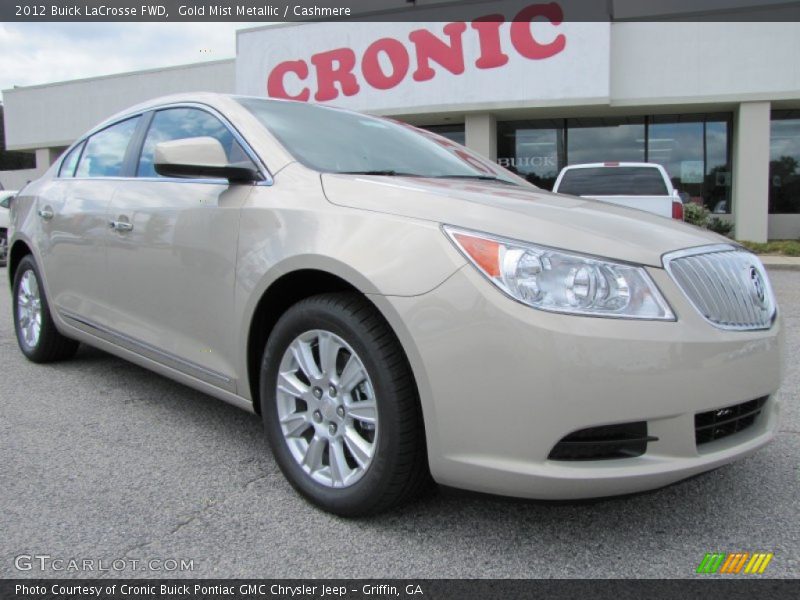 Gold Mist Metallic / Cashmere 2012 Buick LaCrosse FWD