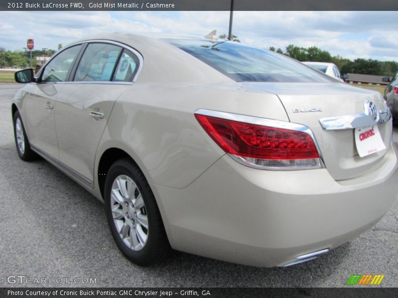 Gold Mist Metallic / Cashmere 2012 Buick LaCrosse FWD