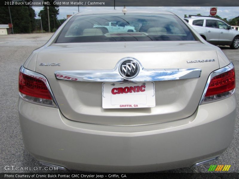 Gold Mist Metallic / Cashmere 2012 Buick LaCrosse FWD