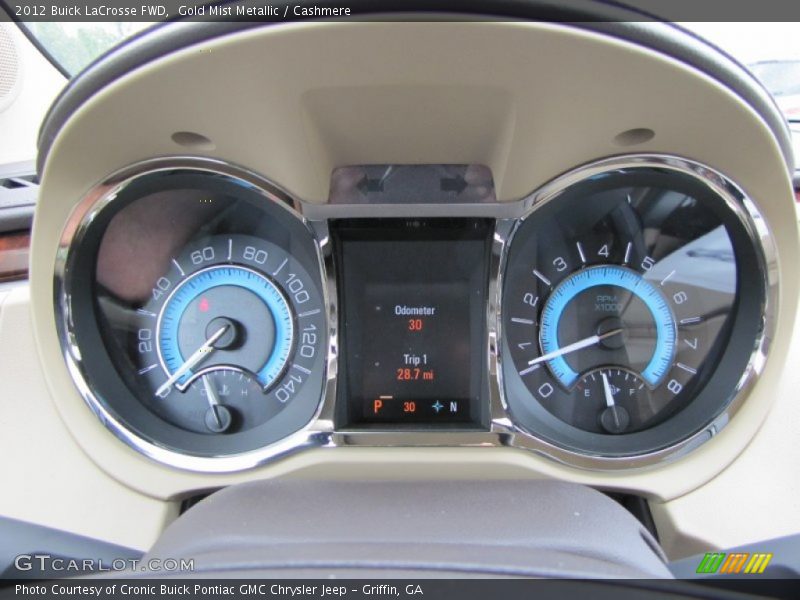  2012 LaCrosse FWD FWD Gauges