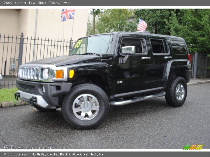 Black / Ebony/Pewter 2009 Hummer H3 X