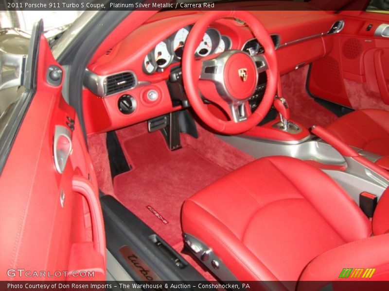 Carrera Red Interior - 2011 911 Turbo S Coupe 