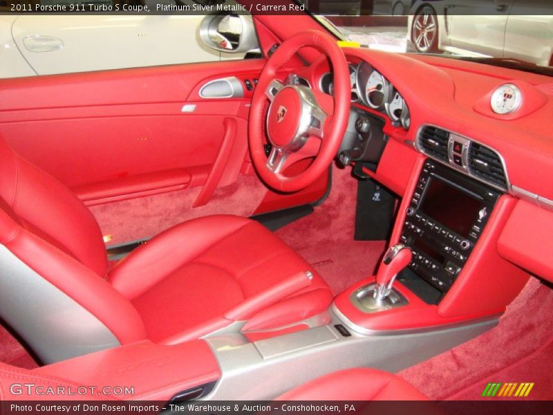  2011 911 Turbo S Coupe Carrera Red Interior