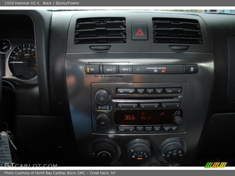 Black / Ebony/Pewter 2009 Hummer H3 X