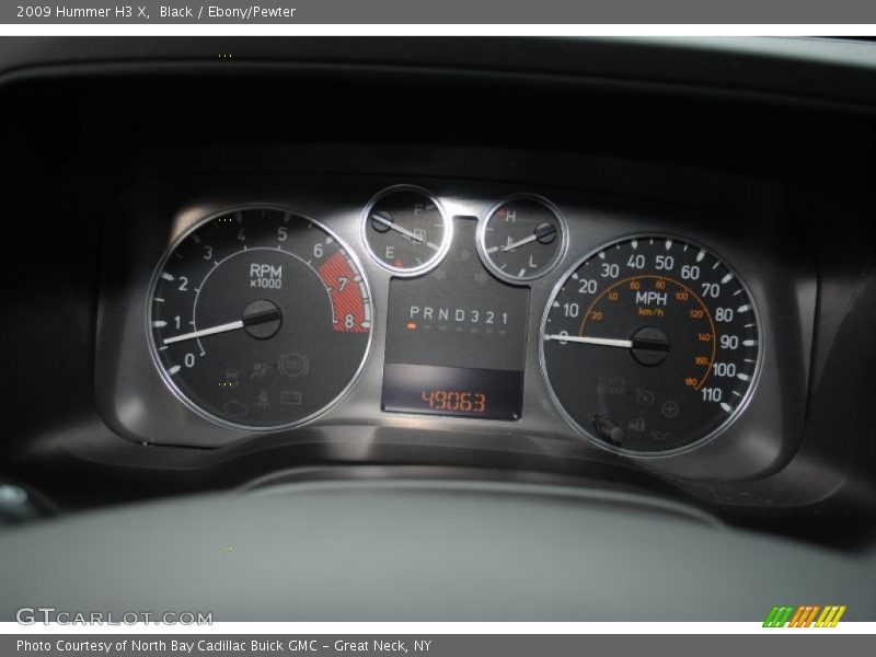 Black / Ebony/Pewter 2009 Hummer H3 X