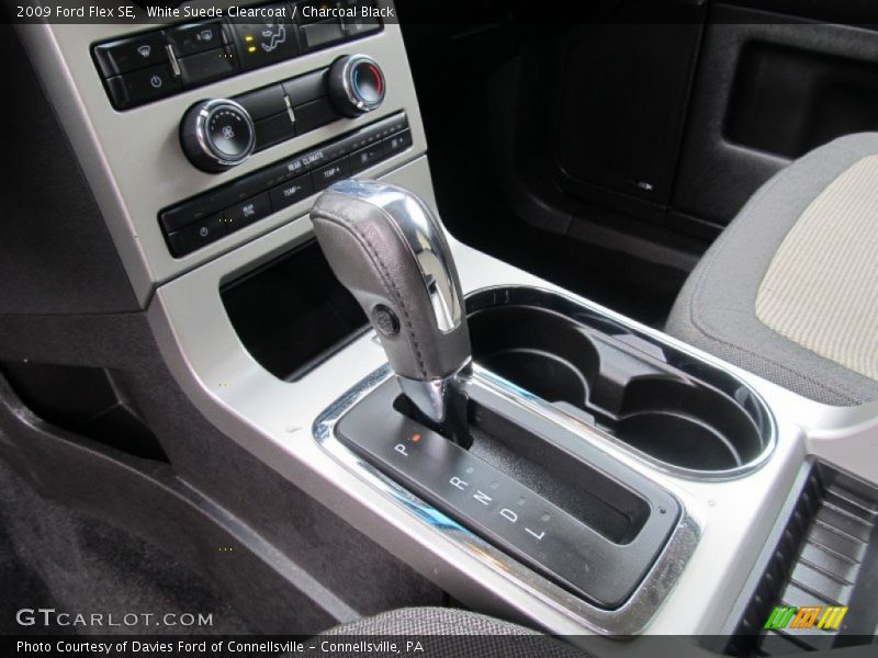 White Suede Clearcoat / Charcoal Black 2009 Ford Flex SE