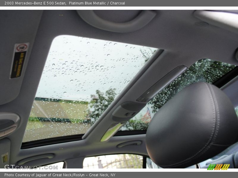 Sunroof of 2003 E 500 Sedan