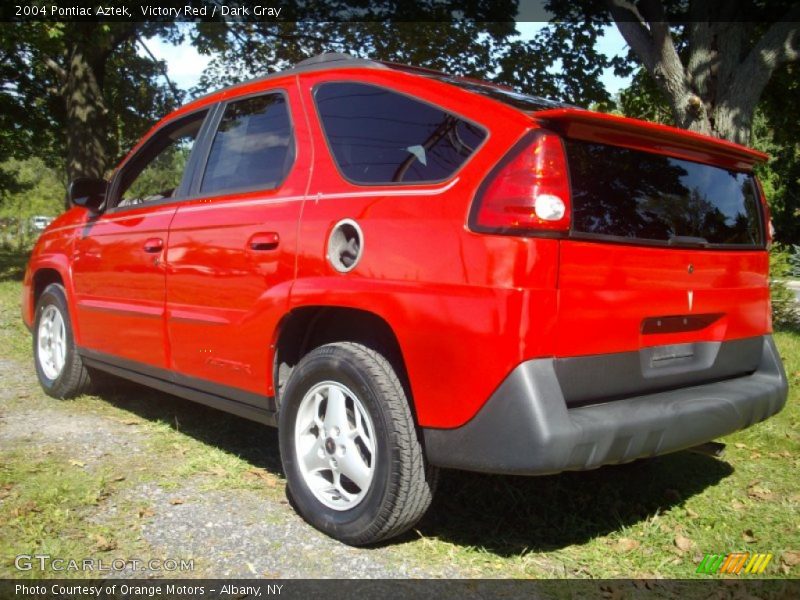 Victory Red / Dark Gray 2004 Pontiac Aztek