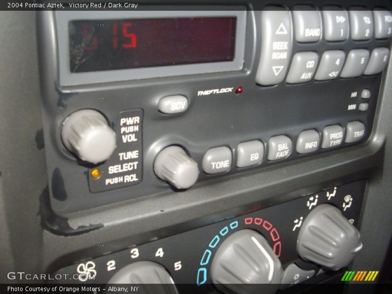 Victory Red / Dark Gray 2004 Pontiac Aztek