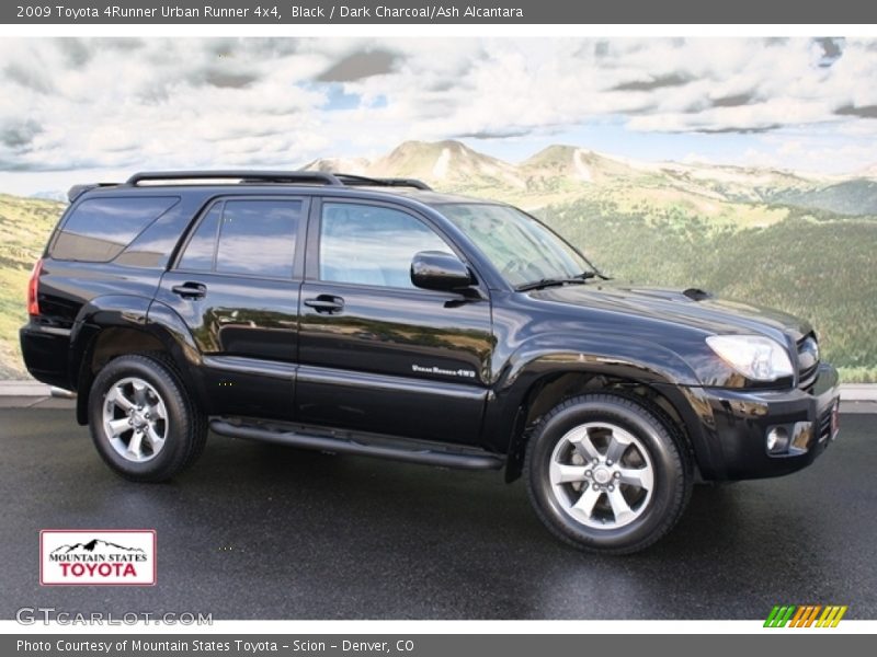 Black / Dark Charcoal/Ash Alcantara 2009 Toyota 4Runner Urban Runner 4x4