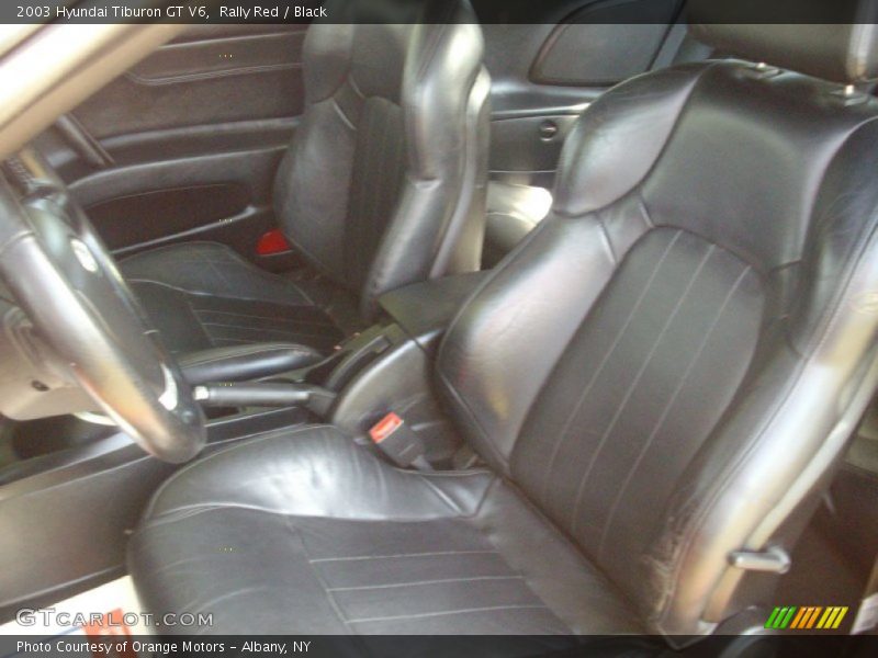 Rally Red / Black 2003 Hyundai Tiburon GT V6