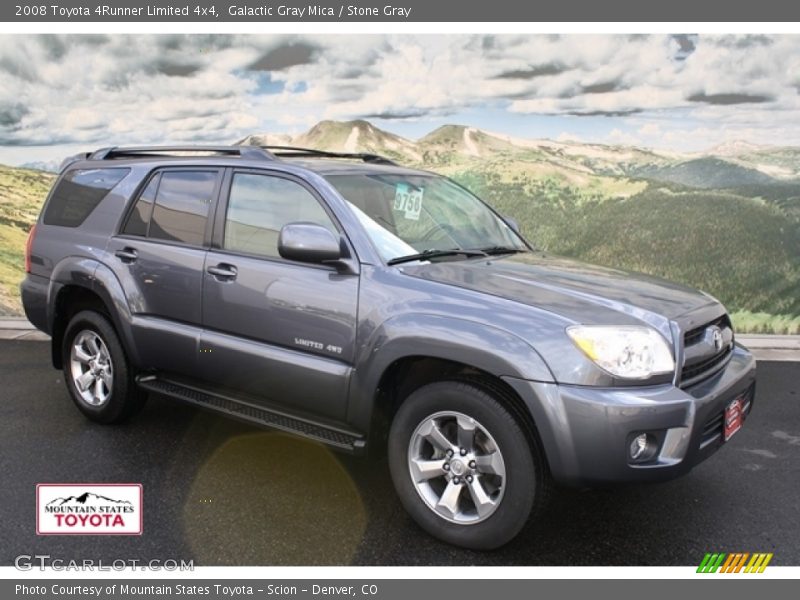 Galactic Gray Mica / Stone Gray 2008 Toyota 4Runner Limited 4x4