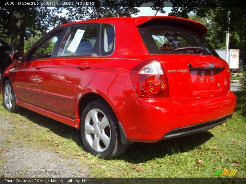 Classic Red / Black 2008 Kia Spectra 5 SX Wagon