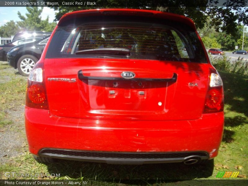 Classic Red / Black 2008 Kia Spectra 5 SX Wagon