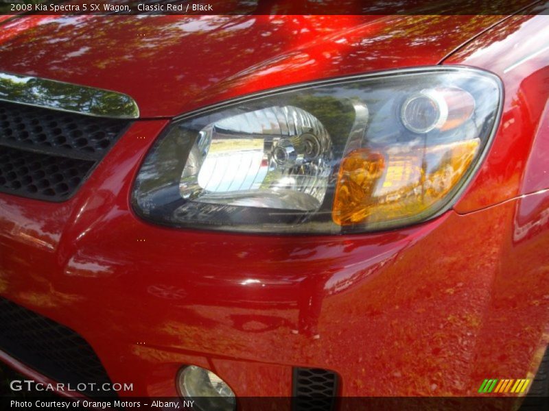 Classic Red / Black 2008 Kia Spectra 5 SX Wagon