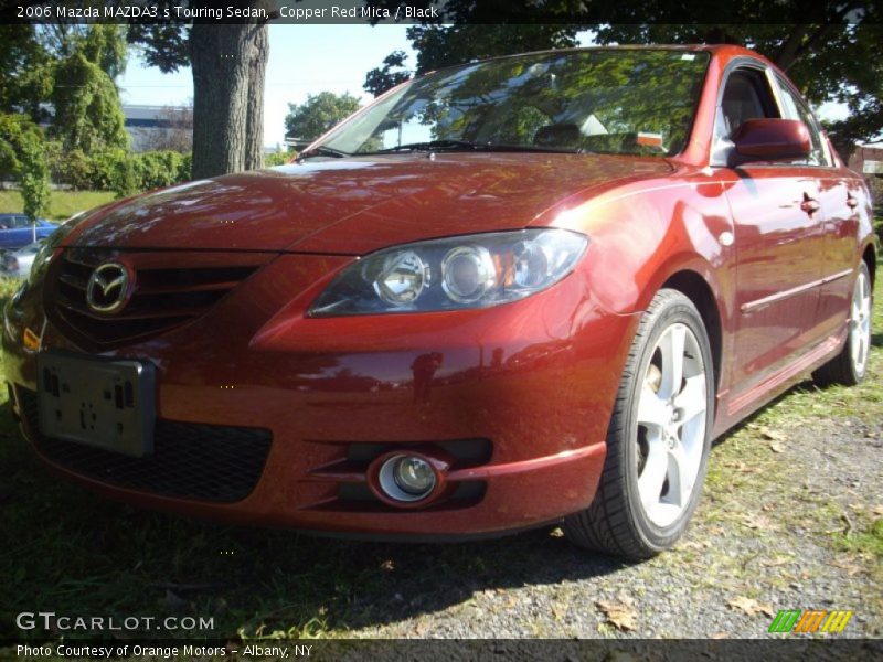 Copper Red Mica / Black 2006 Mazda MAZDA3 s Touring Sedan