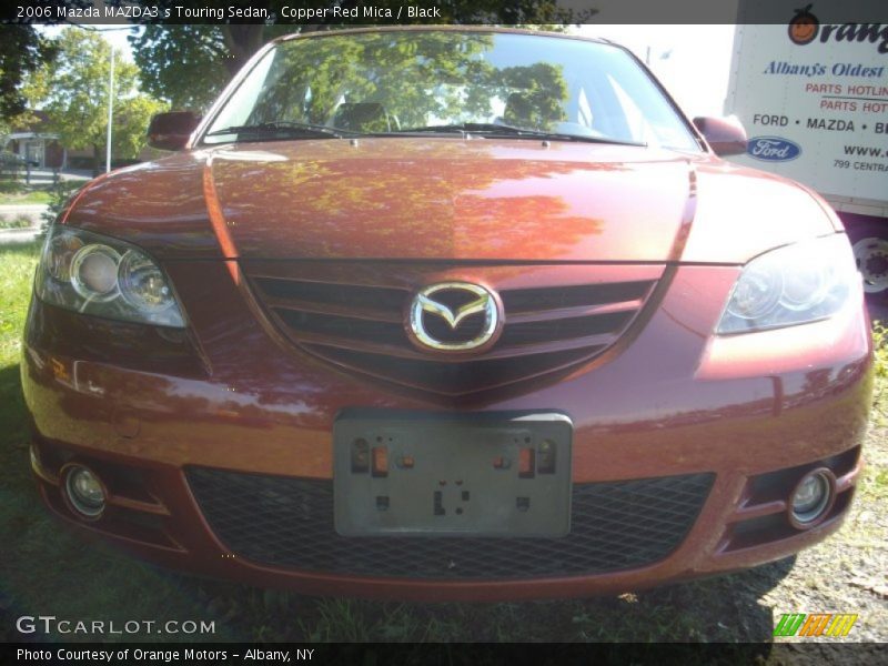Copper Red Mica / Black 2006 Mazda MAZDA3 s Touring Sedan