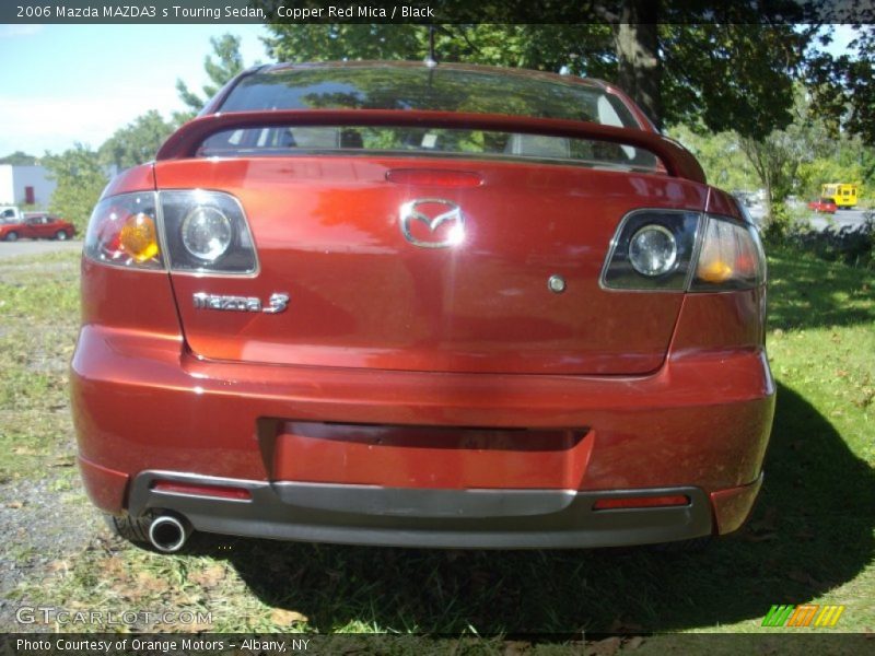 Copper Red Mica / Black 2006 Mazda MAZDA3 s Touring Sedan