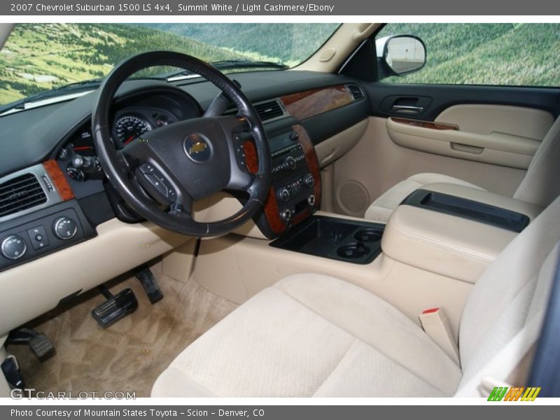 Summit White / Light Cashmere/Ebony 2007 Chevrolet Suburban 1500 LS 4x4