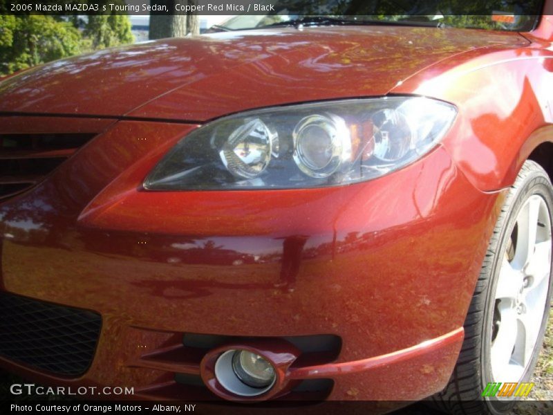 Copper Red Mica / Black 2006 Mazda MAZDA3 s Touring Sedan