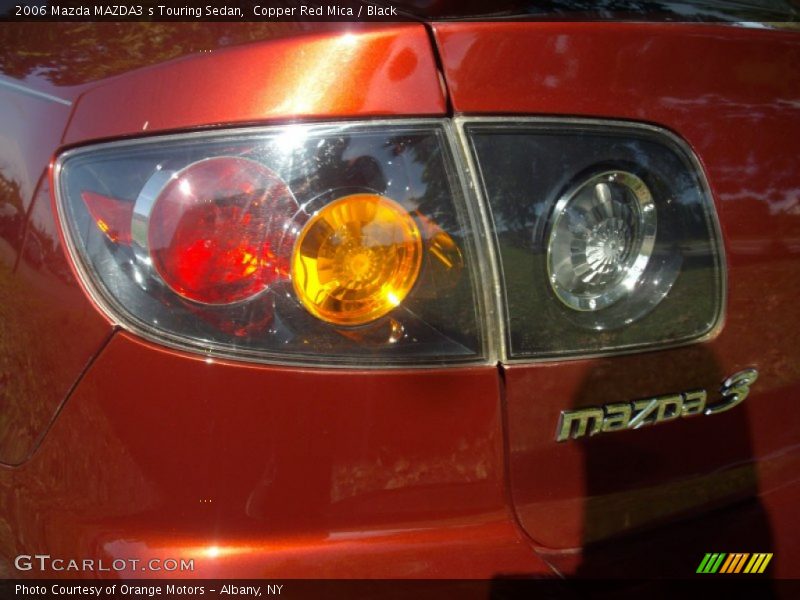 Copper Red Mica / Black 2006 Mazda MAZDA3 s Touring Sedan