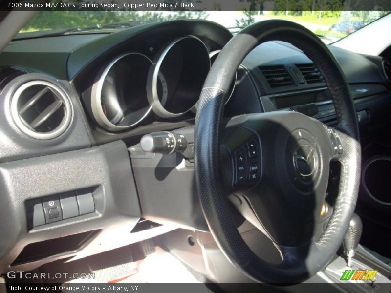 Copper Red Mica / Black 2006 Mazda MAZDA3 s Touring Sedan