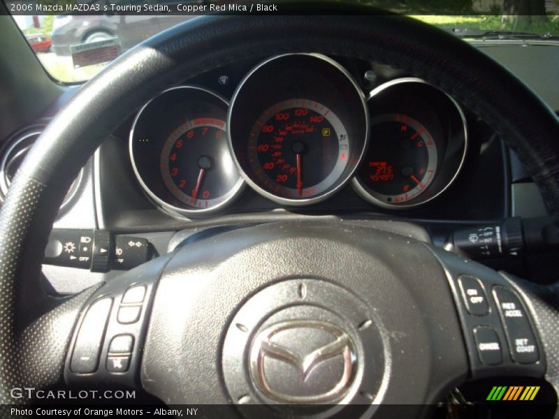 Copper Red Mica / Black 2006 Mazda MAZDA3 s Touring Sedan