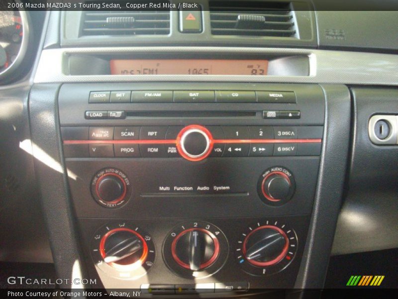 Copper Red Mica / Black 2006 Mazda MAZDA3 s Touring Sedan