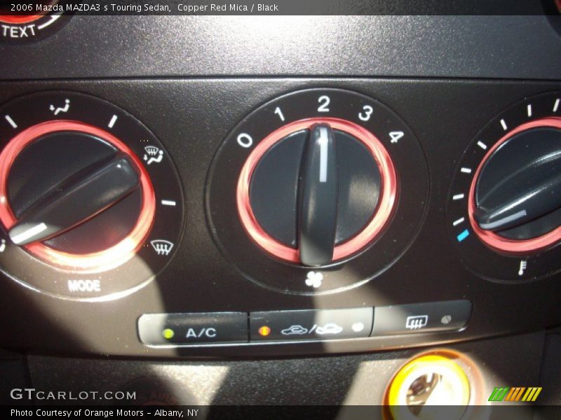 Copper Red Mica / Black 2006 Mazda MAZDA3 s Touring Sedan
