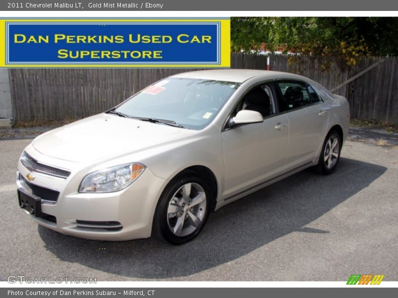 Gold Mist Metallic / Ebony 2011 Chevrolet Malibu LT