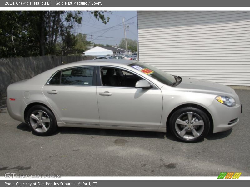 Gold Mist Metallic / Ebony 2011 Chevrolet Malibu LT