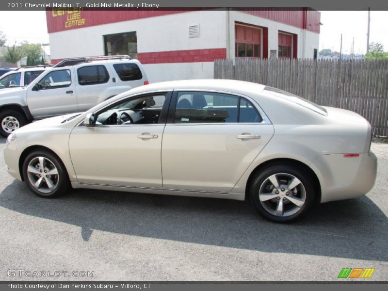 Gold Mist Metallic / Ebony 2011 Chevrolet Malibu LT