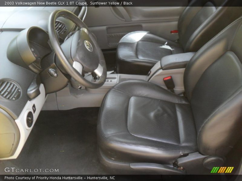 Sunflower Yellow / Black 2003 Volkswagen New Beetle GLX 1.8T Coupe
